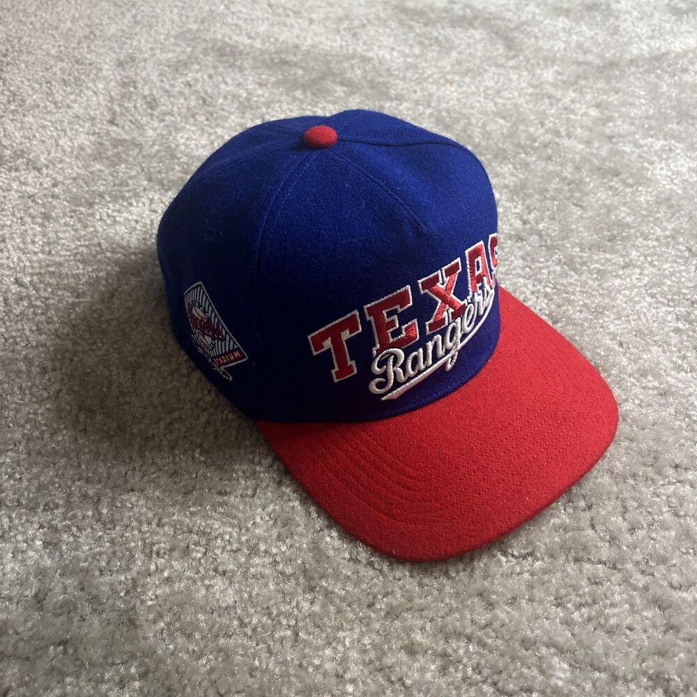 '47 Brand Texas Rangers Red Brim Diet Starts Monday Snapback Blue OSFA